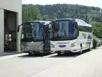 VDL Futura des maisons Twerenbold et Eurobus photographi�s le 11.07.2012 chez VDL Suisse � Bienne 