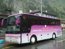 Bahnersatz zwischen G�schenen und Fl�elen: Gisler, Seedorf - UR 9331 - Van Hool am 1. Juli 2012 beim Bahnhof G�schenen