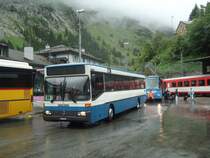 Bahnersatz zwischen G�schenen und Fl�elen: Marchetti, Airolo - UR 9346 - Mercedes O 405 (ex Gut, Binz Nr. 19) am 1. Juli 2012 beim Bahnhof G�schenen