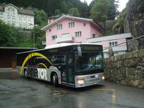AAGU Schattdorf - Nr. 57/UR 9347 - Setra am 1. Juli 2012 beim Bahnhof G�schenen