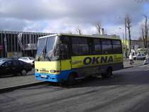 Otoyol, auf der Stadtlinie Gubin am 17.03.2008. Die Fahrzeuge wurden nicht zu hei� gewaschen. Nach Angaben des t�rkischen Fahrzeughersteller sind die so klein. Das gezeigte Fahrzeug wir  nicht mehr produziert.