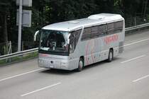 Mercedes Benz Tourismo de la maison Rigato (Italie) photographi� le 08.07.2012 entre Berne et B�le