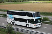 Setra 328 DT de la maison Intertours Avenches photographi� le 08.07.2012 � Oensingen 
