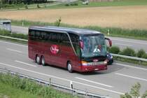 Setra 416 HDH de la maison Car Rouge photographi� le 08.07.2012 � Oensingen 