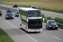 Setra 431 DT de la maison Auto AG Uri photographi� le 08.07.2012 � Oensingen