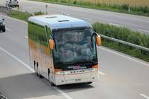 Setra 416 HDH de la maison Erich Saner Laufen photographi� le 08.07.2012 � Oensingen 