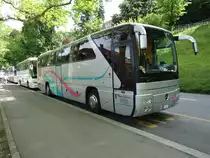 Mercedes Benz Tourismo immatricul� en italie photographi� le 09.07.2012 � Berne 