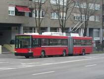 Bern Mobil - NAW Swisstrolleybus Nr.10 eingeteilt auf der Linie 11/12 G�terbahnhof am 08.03.2008