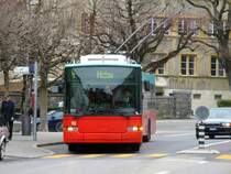 VB Biel - NAW-Hess Swisstrolleybus Nr.82 eingeteilt auf der Linie 4 nach NIDAU am 08.03.2008