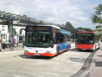 Mercedes-Benz O 530 II (Citaro Facelift) auf der Linie 791 nach Monheim Mona Mare an der Haltestelle Monheim Busbahnhof.(9.7.2012)
 
