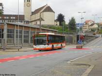Regiobus/VBH Nr. 8 (Mercedes Citaro O530) am 20.7.2012 beim Bhf. Herisau