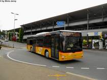 Postauto/PU PAUT SG 304 023 (MAN A20 Lion's City ) am 20.7.2012 beim Bhf. Herisau. Der Wagen ersetzte im Jahre 2012 einen 15-jhrigen Setra S315NF.