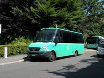 Mercedes Citystar mit der Betriebsnummer 865 auf der Linie 35 an der Haltestelle Riehen Bahnhof. Die Aufnahme stammt vom 23.07.2012.
