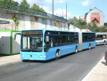 Mercedes-Benz O 530 II (Citaro Facelift) als SEV fr die Schwebebahn nach Wuppertal Vohwinkel Schwebebahn am S-Bahnhof Wuppertal Oberbarmen.(9.7.2012) 