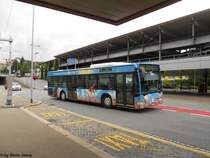 Regiobus/VBH Nr. 7 ''Ostwind'' (Mercedes Citaro O530) am 20.7.2012 beim Bhf. Herisau. Der Ostwind-Wagen der Regiobus ist in der Regel in Herisau zu finden.