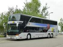 Setra S 431 DT  Insel , Sondermodell 60 Jahre Setra, Karlsruhe 20.07.2012 