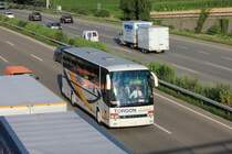 Setra 315 HDH de la maison Torgon Excursion, en route pour Domo Reisen, photographi le 19.07.2012 prs de Berne 