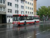 Mercedes-Benz O 405 N (Niederflur-Stadtversion) unterwegs als Fahrschule am Hauptbahnhof Aachen.(10.7.2012) 