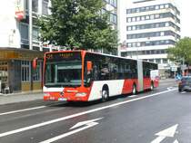 Mercedes-Benz O 530 II (Citaro Facelift) auf der Linie 21 nach Aachen Palenberg an der Haltestelle Aachen Bushof.(10.7.2012) 