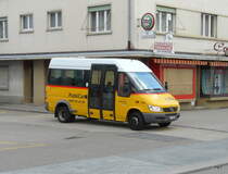 Postauto - Mercedes 413 CDI  JU 36947 in Delemont am 22.07.2012