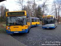 09.03.2008, Wagen 322, als Linie 70, Haltestelle  Thekla Buswendestelle 