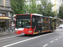 Mercedes-Benz O 530 I (Citaro) auf Dienstfahrt in der Aachener Innenstadt.(10.7.2012) 