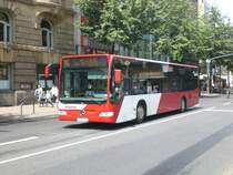 Mercedes-Benz O 530 II (Citaro Facelift) auf Dienstfahrt in der Aachener Innenstadt.(10.7.2012) 
