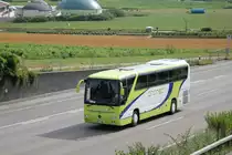 Mercedes Benz Tourismo de la maison Onorati (Italie) photographi� le 29.07.2012 pr�s de Berne 