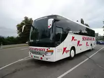 Setra 415 GT-HD imm AN VA 641 de la maison Scharnagel photographi� le 29.07.2012 sur l'aire de repos du Grauholz pr�s de Berne 