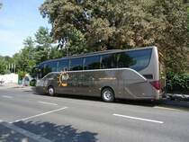 Nouveau ! Setra 515 HD de la maison autrichienne Franz Buck photographi le 02.08.2012 devant le muse olympique  Lausanne. 