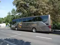 Nouveau ! Setra 515 HD de la maison autrichienne Franz Buck photographi� le 02.08.2012 devant le mus�e olympique � Lausanne. 