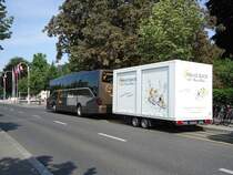 Nouveau ! Setra 515 HD de la maison autrichienne Franz Buck photographi le 02.08.2012 devant le muse olympique  Lausanne. 