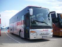 Setra 415 GT-HD von Blaguss aus sterreich im Stadthafen Sassnitz am 12.06.2012
