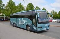 Ein Volvo 9700 von Jalo Busreisen aus Turku am 06.06.2012 in Helsinki gesehen.