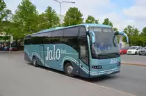 Ein Volvo 9700 von Jalo Busreisen aus Turku am 06.06.2012 in Helsinki gesehen.