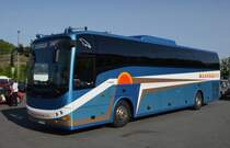 Ein Finnischer Reisebus ,,Scania Eagle‘‘ am Olympiastadion in Helsinki am 07.06.2012.