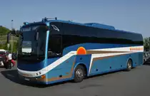 Ein Finnischer Reisebus ,,Scania Eagle‘‘ am Olympiastadion in Helsinki am 07.06.2012.