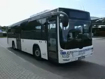 MAN Lion`s City,am 03.August 2012,bei der Pause am Busbahnhof in Bergen/R�gen.