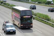 Setra 328 DT de la maison Gssi photographi le 29.07.2012 prs de Berne 