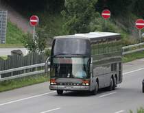 Setra 316 HDH de la maison Castell Reisen photographi le 29.07.2012 prs de Berne 