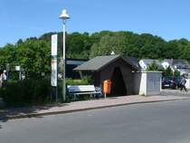 Rgen`s sdlichste Bushaltestelle befindet sich in Klein Zicker.Aufnahme vom 02.Juni 2011. 