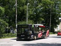 MAN NL263 wie Stadtlinie  A  in Annaberg-Buchholz. Der Wagen steht in Haltstelle  RVE .