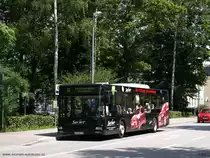 MAN NL263 wie Stadtlinie  A  in Annaberg-Buchholz. Der Wagen steht in Haltstelle  RVE .