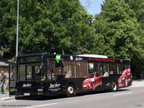 MAN NL263 wie Stadtlinie  A  in Annaberg-Buchholz.