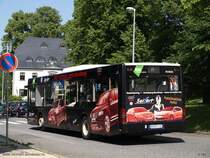 MAN NL263 wie Stadtlinie  A  in Annaberg-Buchholz.