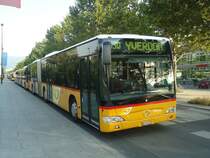 CarPostal Ouest - VD 545'211 - Mercedes Citaro am 27. Juli 2012 beim Bahnhof Yverdon