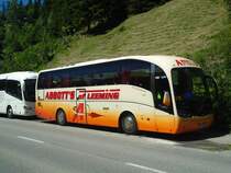 Aus England: Abbott's, Leeming - FJ06 BTF - Volvo am 1. August 2012 in Adelboden, Margeli