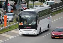 Irisbus Magelys de la maison italienne Fiacchetti photographi le 29.07.2012 prs de Berne 