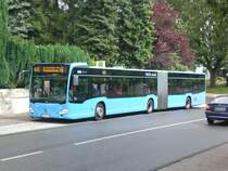 Mercedes-Benz O 530 III (Citaro 2. Generation) auf der Linie 645 nach Wuppertal-Hahnerberg Schulzentrum Sd an der Haltestelle Wuppertal Uellendahl-Ost Konrad-Adenauer-Strae.(12.7.2012) 