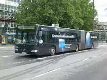 Mercedes-Benz O 530 II (Citaro Facelift) auf der Linie 623 nach Wuppertal-Vellendahl Sonnenblume am Hauptbahnhof Wuppertal.(12.7.2012) 